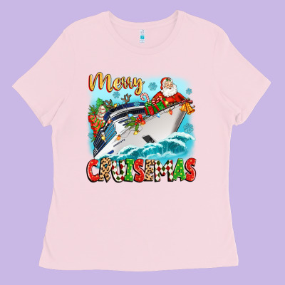 Merry Cruisemas Ladies Tee Designed By Zillion Design Studio