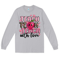 Moon Dust teach teach teach with love Long Sleeve Tee - MaliasSmallBusiness
