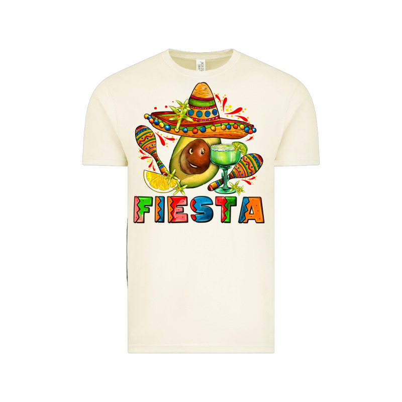 Fıesta With Avocado And Sombrero Vintage Tee by AdoDesignShop | Teevron