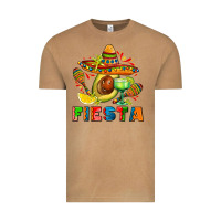 Vintage Camel fıesta with avocado and sombrero Vintage Tee - AdoDesignShop