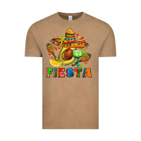Vintage Coffee fıesta with avocado and sombrero Vintage Tee - AdoDesignShop