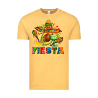 Vintage Mustard fıesta with avocado and sombrero Vintage Tee - AdoDesignShop