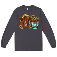 Smoke sunflower coffee cup red angus gemstone Long Sleeve Tee - JahusDesignShop
