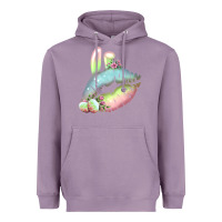Lavender Eared Paster Color Easter Lips Heavyweight Hoodie - Bettercallsaul