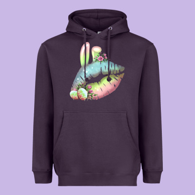 Eared Paster Color Easter Lips Heavyweight Hoodie Designed By Bettercallsaul