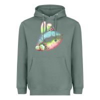 Sage Eared Paster Color Easter Lips Heavyweight Hoodie - Bettercallsaul