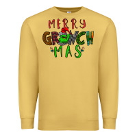 Antique Gold Merry Grinch Mas Premium Sweatshirt - Bettercallsaul