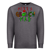 Charcoal Heather Merry Grinch Mas Premium Sweatshirt - Bettercallsaul