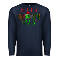 Navy Merry Grinch Mas Premium Sweatshirt - Bettercallsaul