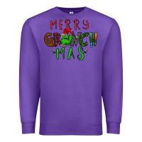 Purple Merry Grinch Mas Premium Sweatshirt - Bettercallsaul