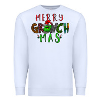 White Merry Grinch Mas Premium Sweatshirt - Bettercallsaul