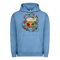Pigment Pebble Blue Mamacita needs a Margarita Mexico Urban Hoodie - HowdyJamesFarm