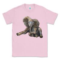 Bubblegum Pink Baby Elephant Classic Tee - LillyAllenDesigns