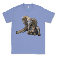 Colony Blue Baby Elephant Classic Tee - LillyAllenDesigns