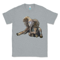 Heather Grey Baby Elephant Classic Tee - LillyAllenDesigns