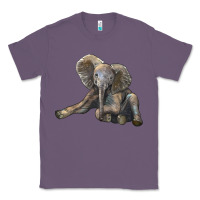 Lavender Baby Elephant Classic Tee - LillyAllenDesigns