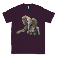 Plum Baby Elephant Classic Tee - LillyAllenDesigns