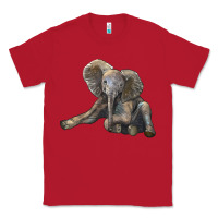 Red Baby Elephant Classic Tee - LillyAllenDesigns