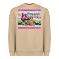Mushroom happy easter y'all  rabbit Heavyweight Sweatshirt - BarkalooDesign