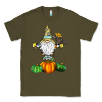 Army Green Scracrow Classic Tee - CowhideDigitalArt