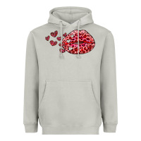 Moon Dust kiss with leopard and hearts Heavyweight Hoodie - RanaPortraitStore