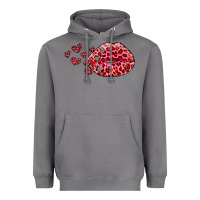 Storm kiss with leopard and hearts Heavyweight Hoodie - RanaPortraitStore