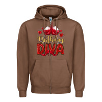 Chestnut birthday diva Zipper Hoodie - MaliasSmallBusiness