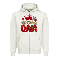 Birthday Diva Zipper Hoodie | Teevron