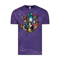 Cloud Purple serape cactus Vintage Tee - JahusDesignShop