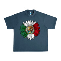 Midnight Navy mexico sunflower Urban Heavy Tee - AdoDesignShop