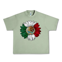 Oil Green mexico sunflower Urban Heavy Tee - AdoDesignShop