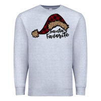 Heather Grey Santas Favorite Premium Sweatshirt - Bettercallsaul