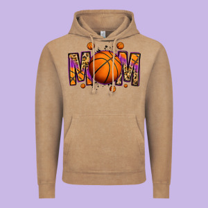 Basketball Mom Vintage Hoodie Designed By Jasminsmagicworld