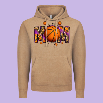 Basketball Mom Vintage Hoodie Designed By Jasminsmagicworld