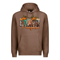 Chestnut western howdy pumpkin Premium Hoodie - NancyCooperArtShop