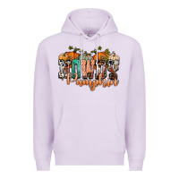 Lilac western howdy pumpkin Premium Hoodie - NancyCooperArtShop