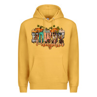 Mustard western howdy pumpkin Premium Hoodie - NancyCooperArtShop