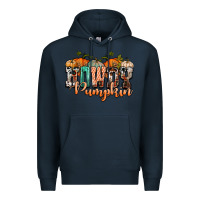 Navy western howdy pumpkin Premium Hoodie - NancyCooperArtShop
