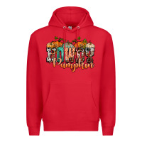 Red western howdy pumpkin Premium Hoodie - NancyCooperArtShop