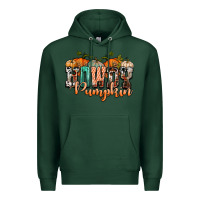 Sports Green western howdy pumpkin Premium Hoodie - NancyCooperArtShop