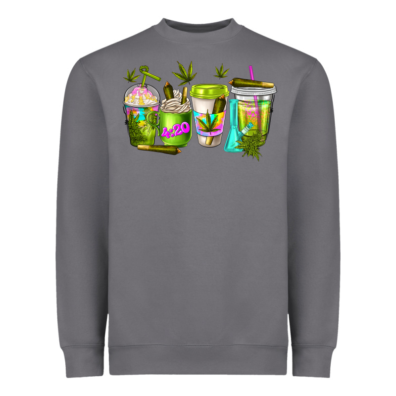 Coffee Cups Heavyweight Sweatshirt by NancyCooperArtShop | Teevron
