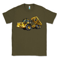 Army Green Articulated Hauler Classic Tee - LillyAllenDesigns