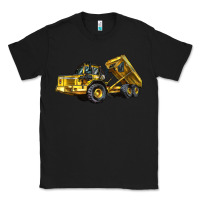 Black Articulated Hauler Classic Tee - LillyAllenDesigns