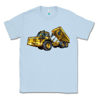 Dusty Blue Articulated Hauler Classic Tee - LillyAllenDesigns