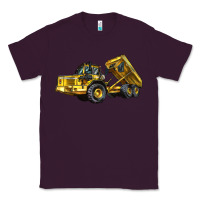 Plum Articulated Hauler Classic Tee - LillyAllenDesigns
