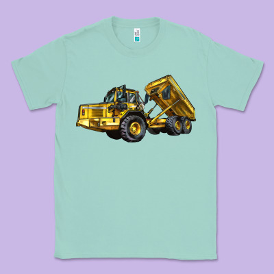 Articulated Hauler Classic Tee Designed By Lillyallendesigns