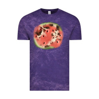 Cloud Purple watermelon cowhide patch3 Vintage Tee - JahusDesignShop