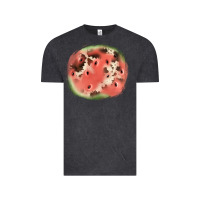 Vintage Black watermelon cowhide patch3 Vintage Tee - JahusDesignShop