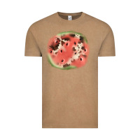 Vintage Coffee watermelon cowhide patch3 Vintage Tee - JahusDesignShop