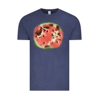 Vintage Denim watermelon cowhide patch3 Vintage Tee - JahusDesignShop